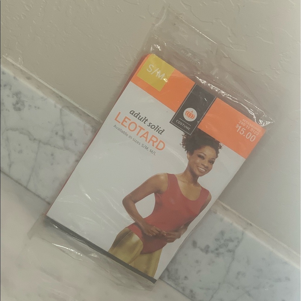 Red costume leotard